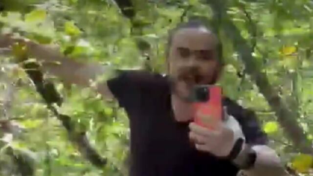 Exhiben a vecino de San Pedro Garza García por gritarle a mujer