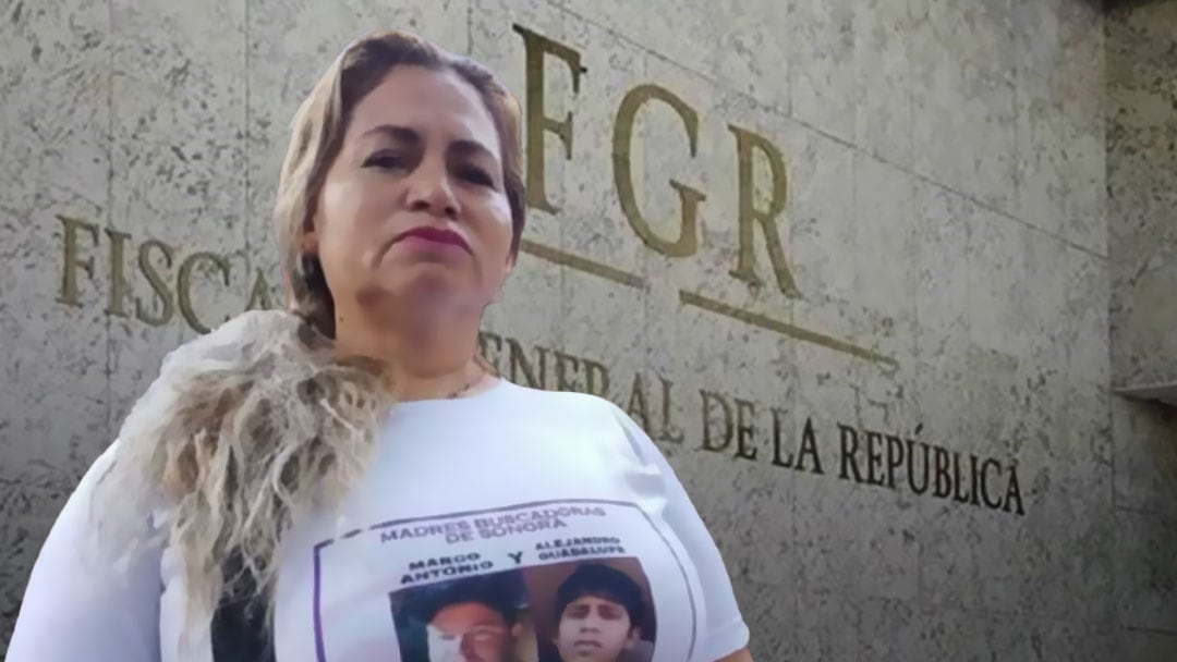Ceci Flores, madre buscadora, se presentó en la FGR