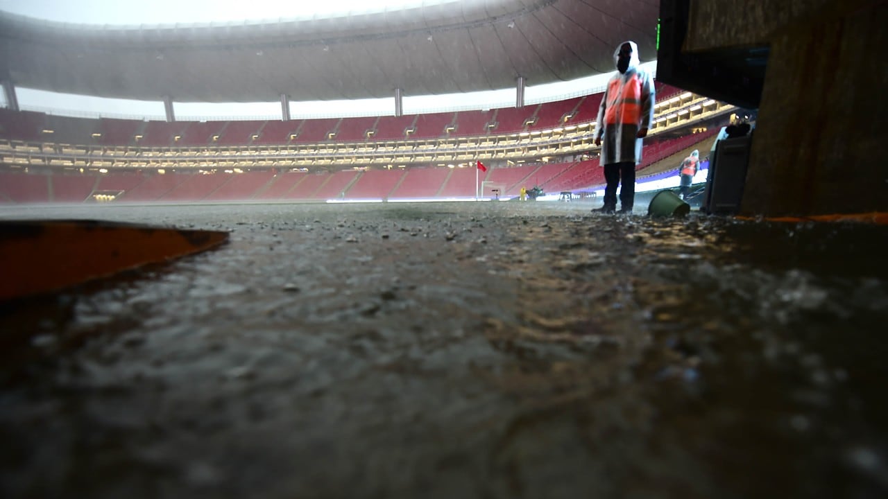 Así luce el Estadio Akron.