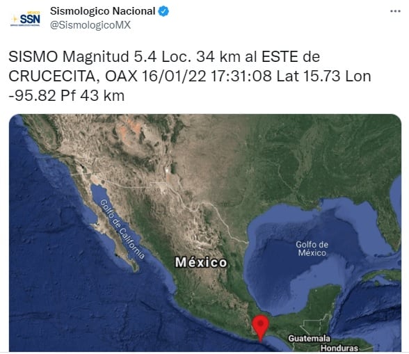 Sismo en Oaxaca