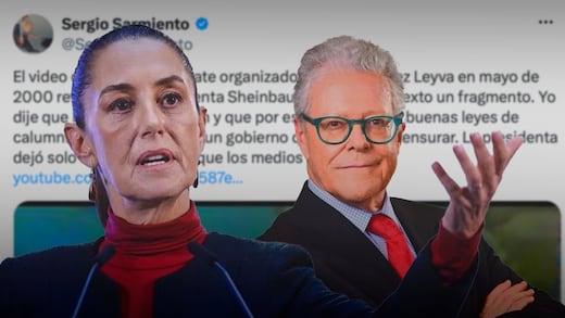 Sergio Sarmiento responde a Sheinbaum: asegura que el video fue sacado de contexto