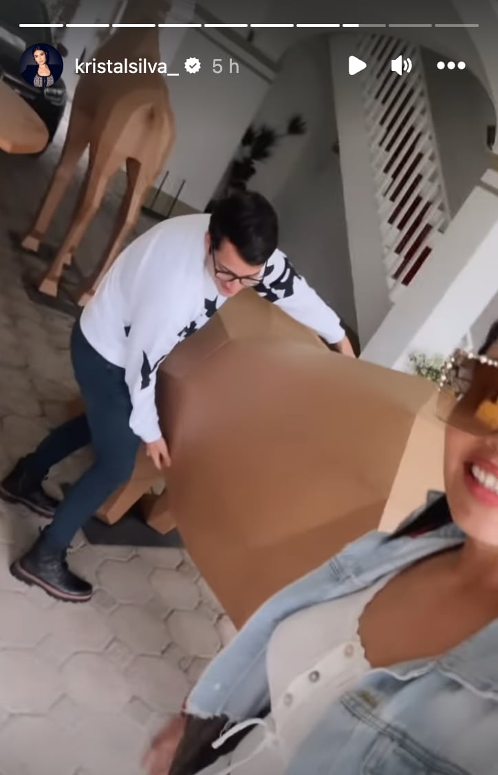 Kristal Silva se lleva los centros de mesa del bautizo del bebé León