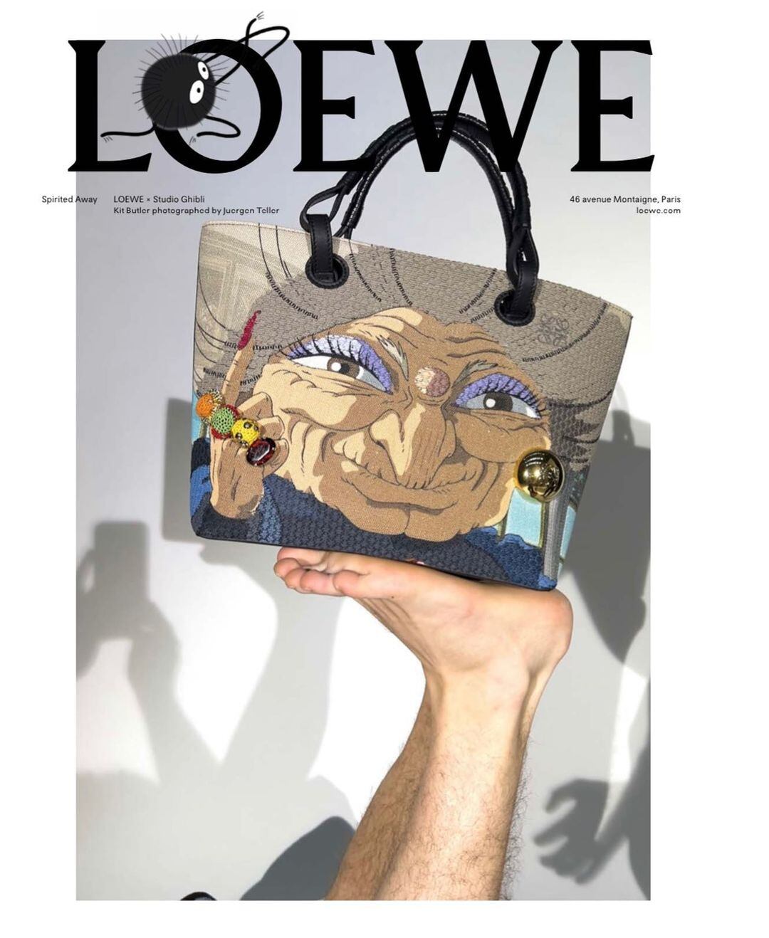 Bolso de Loewe inspirado en la película: 'El viaje de Chihiro'
