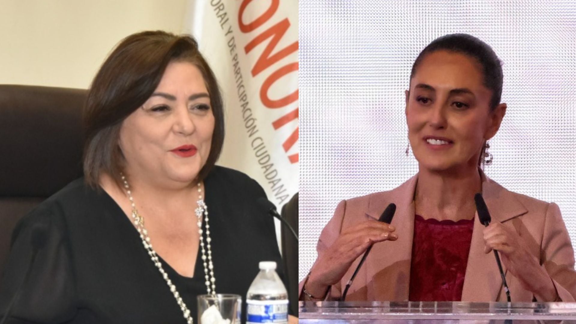 Guadalupe Taddei y Claudia Sheinbaum