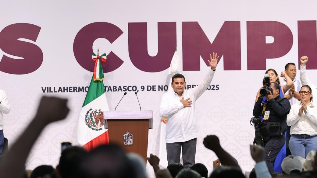 Javier May rinde su Primer Informe Constitucional de Gobierno y anuncia nuevas obras para Tabasco