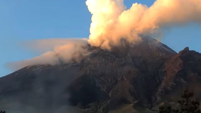 Volcán Popocatépetl el 6 de agosto