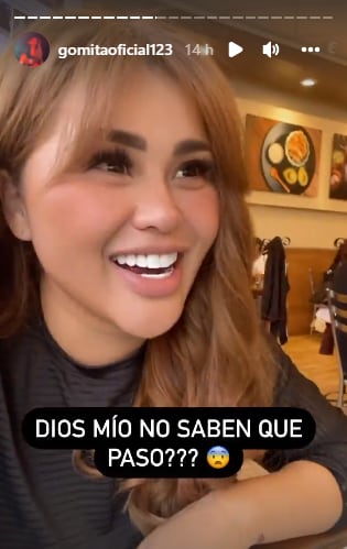 Le pagan cuenta a Gomita en restaurante.