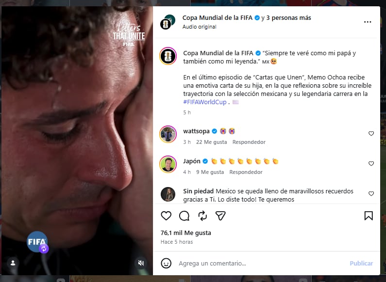 Memo Ochoa está cerca del retiro profesional.