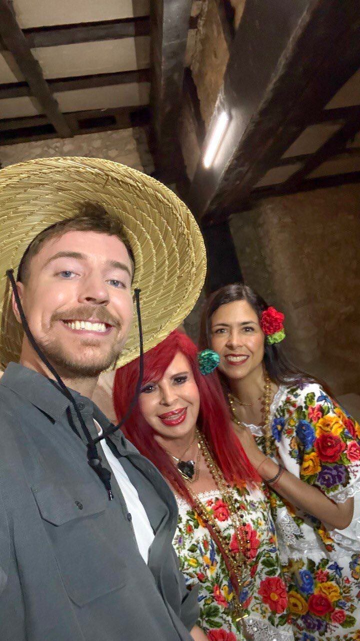 La foto de Layda Sansores y MrBeast que la gobernadora de Campeche presumió en su Instagram