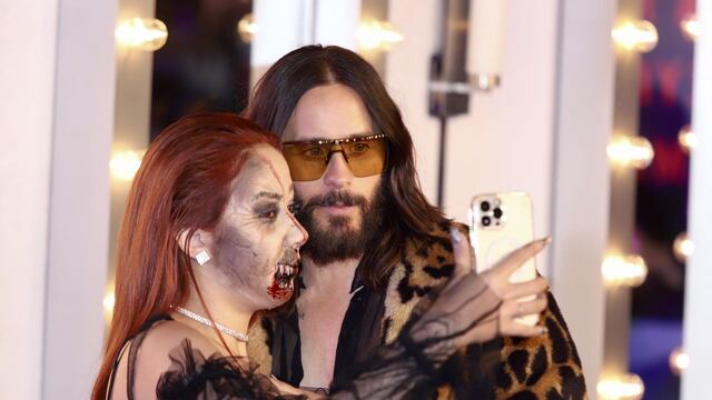 Jared Leto promociona 'Morbius' en México.