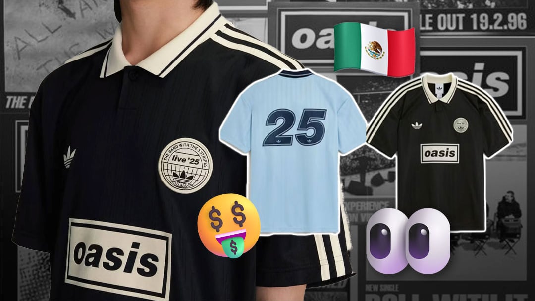 ¿Cuánto cuesta la jersey Oasis x Adidas en México? Estará a la venta en Oasis Fan Store de CDMX