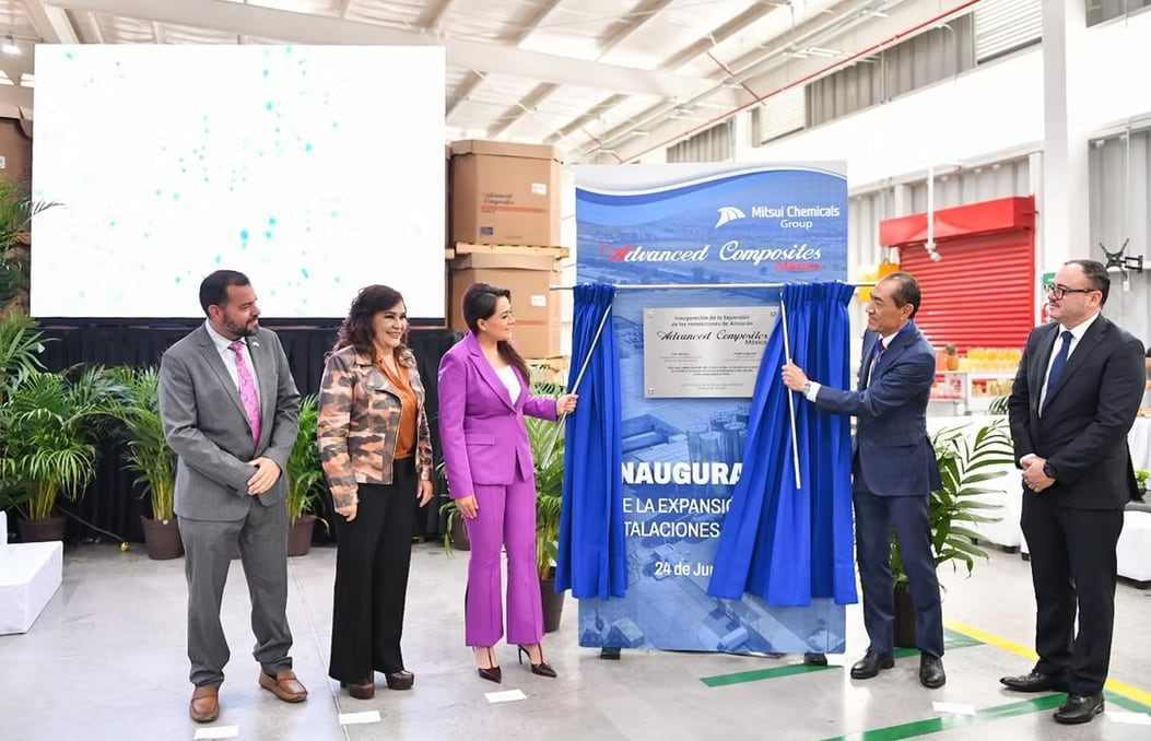 Tere Jiménez inaugura instalaciones de Advanced Composites en Aguascalientes