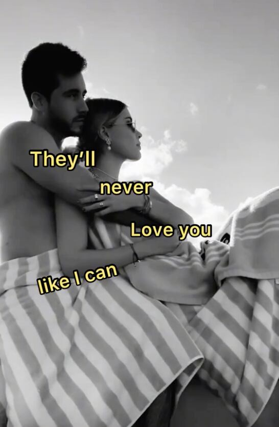 Priscy Escoto y su ex novio.