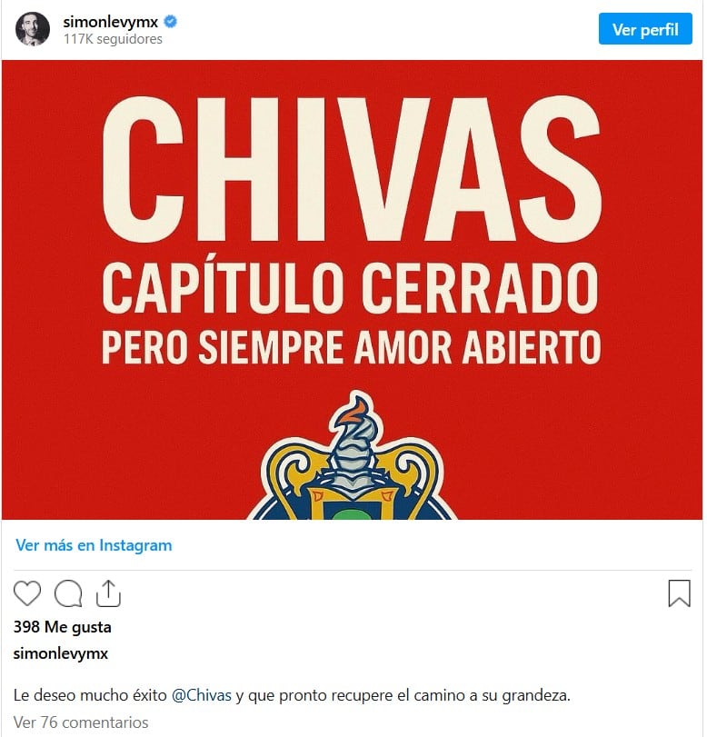 Simón Levy sobre compra de Chivas