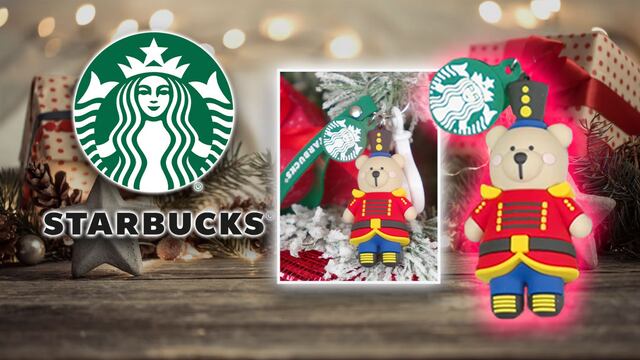 Llavero bearista de Cascanueces en Starbucks