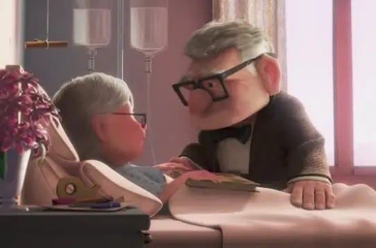 Muerte de Ellie en Up, película de Pixar
