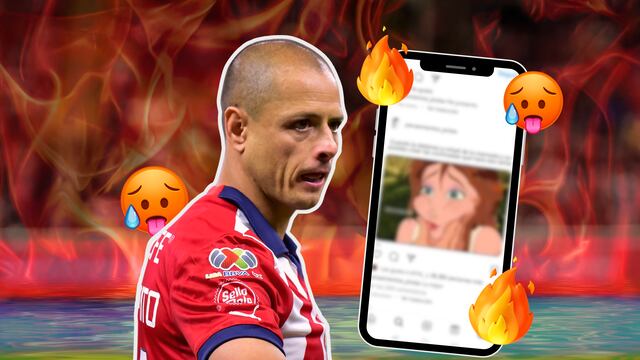 Chicharito Hernández y un like subido de tono.