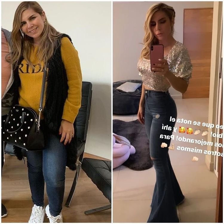 Karla Panini muestra cómo ha cambiado su cuerpo