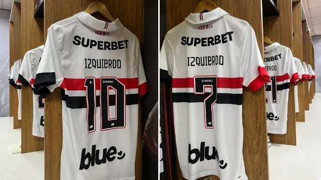 Su nombre en la camiseta y un Padre Nuestro, el emotivo homenaje del Sao Paulo a Juan Izquierdo
