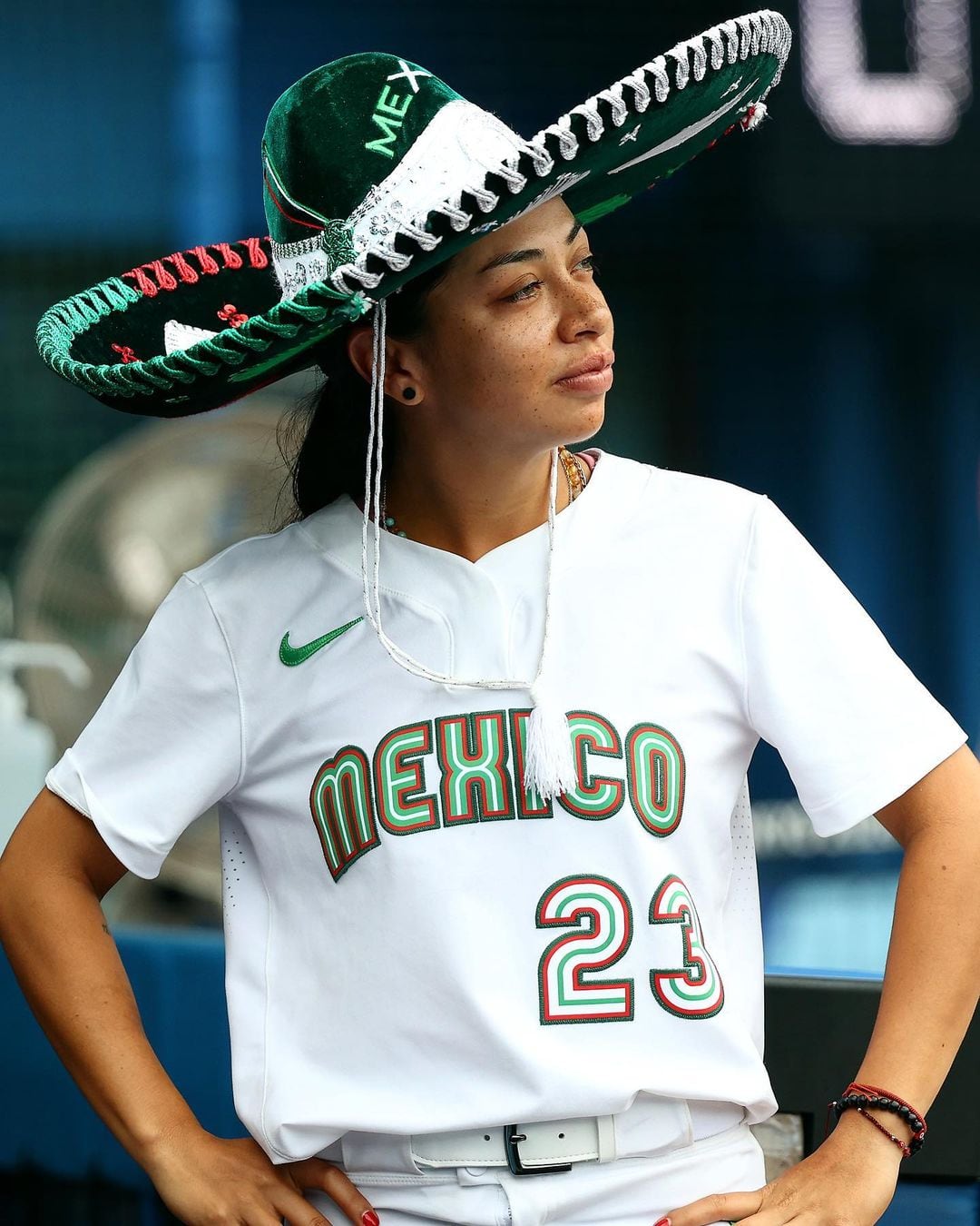 Stefania Aradillas, jugadora de sóftbol