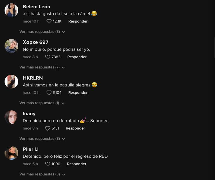 Usuarios responden al video del fan de RBD cantando mientras va detenido