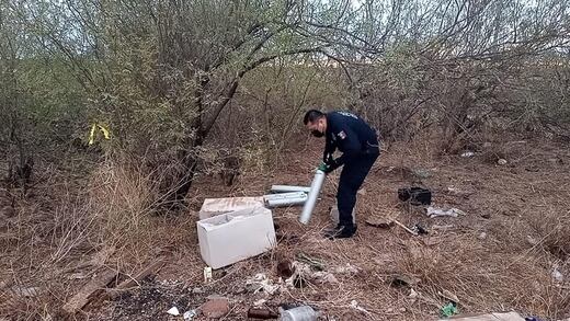 Encuentran tanques de oxígeno robados en Sonora