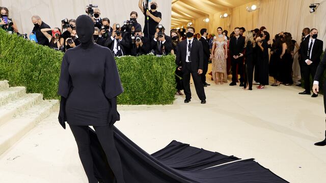 Kim Kardashian en la Met Gala 2021
