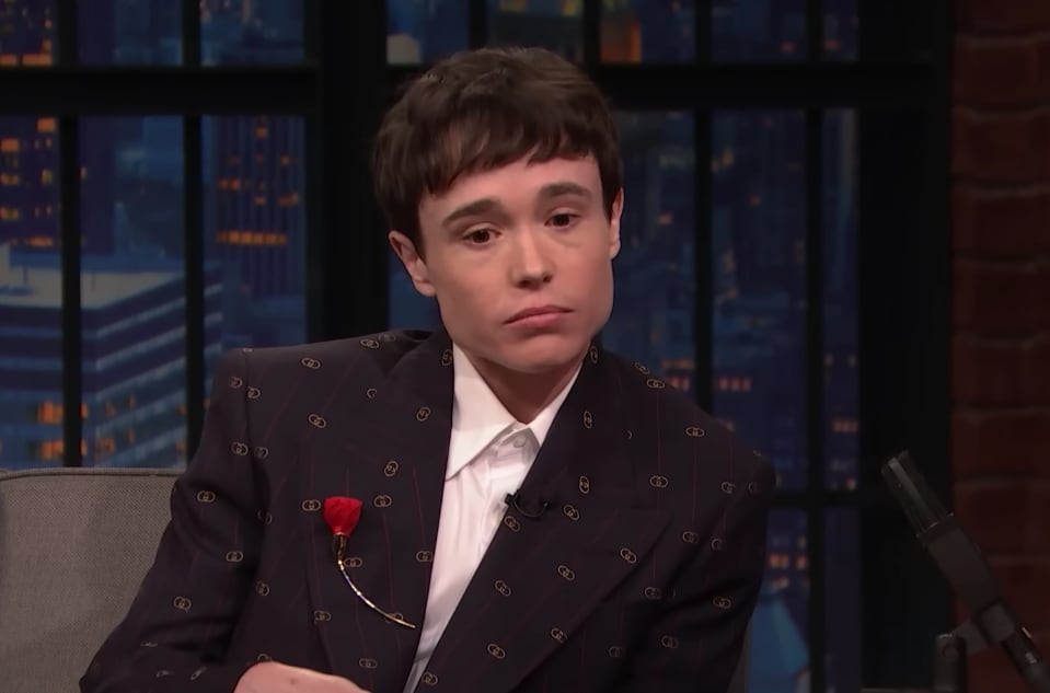 Elliot Page en ‘Late Night with Seth Meyers’