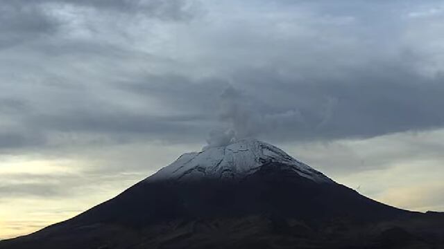 Volcán Popocatépetl el 6 de septiembre