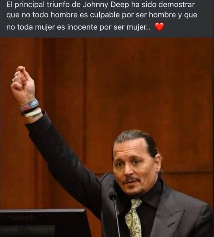 Mensaje de Julián Gil a Johnny Depp