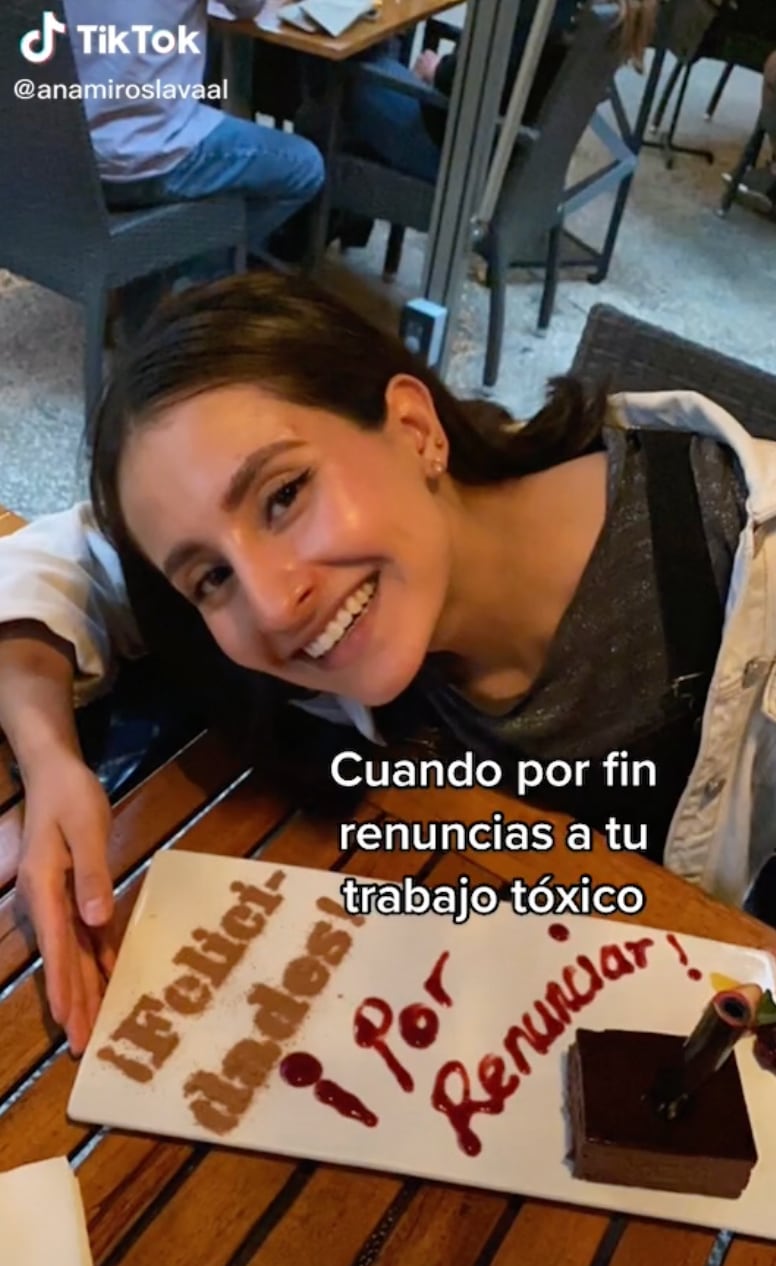 Celebra que renunció a su "trabajo tóxico"