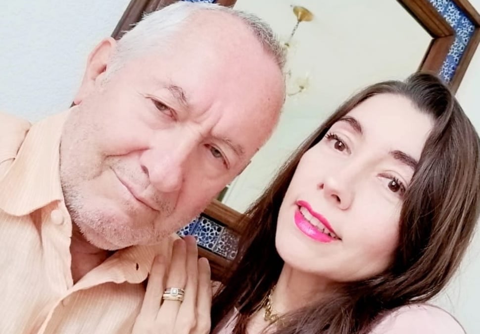 José Ángel García y su esposa Bella de la Vega