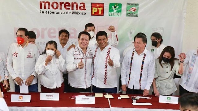 Conferencia donde Mario Delgado fue abucheado