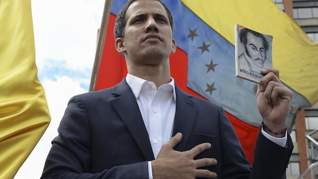 Juan Guaidó, presidente de la Asamblea Nacional de Venezuela