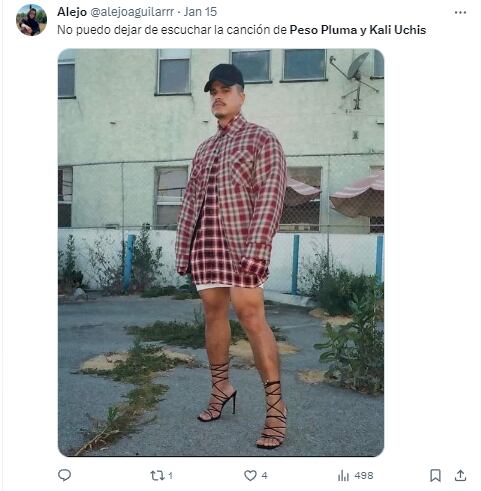 Memes de Peso Pluma y Kali Uchis por ‘Igual que un ángel’