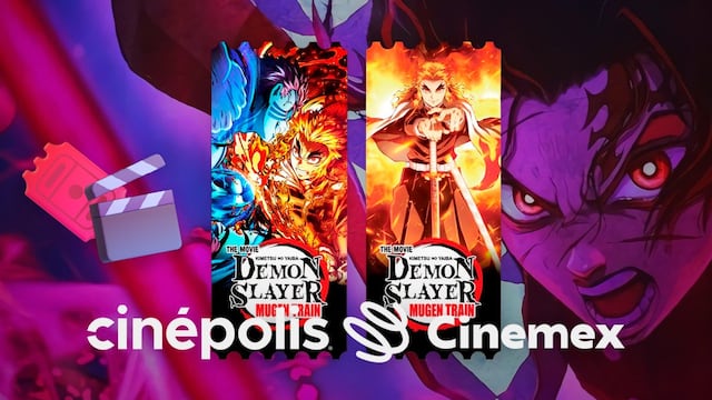 Boleto conmemorativo de Demon Slayer: El tren infinito con Rengoku, el pilar de la llama