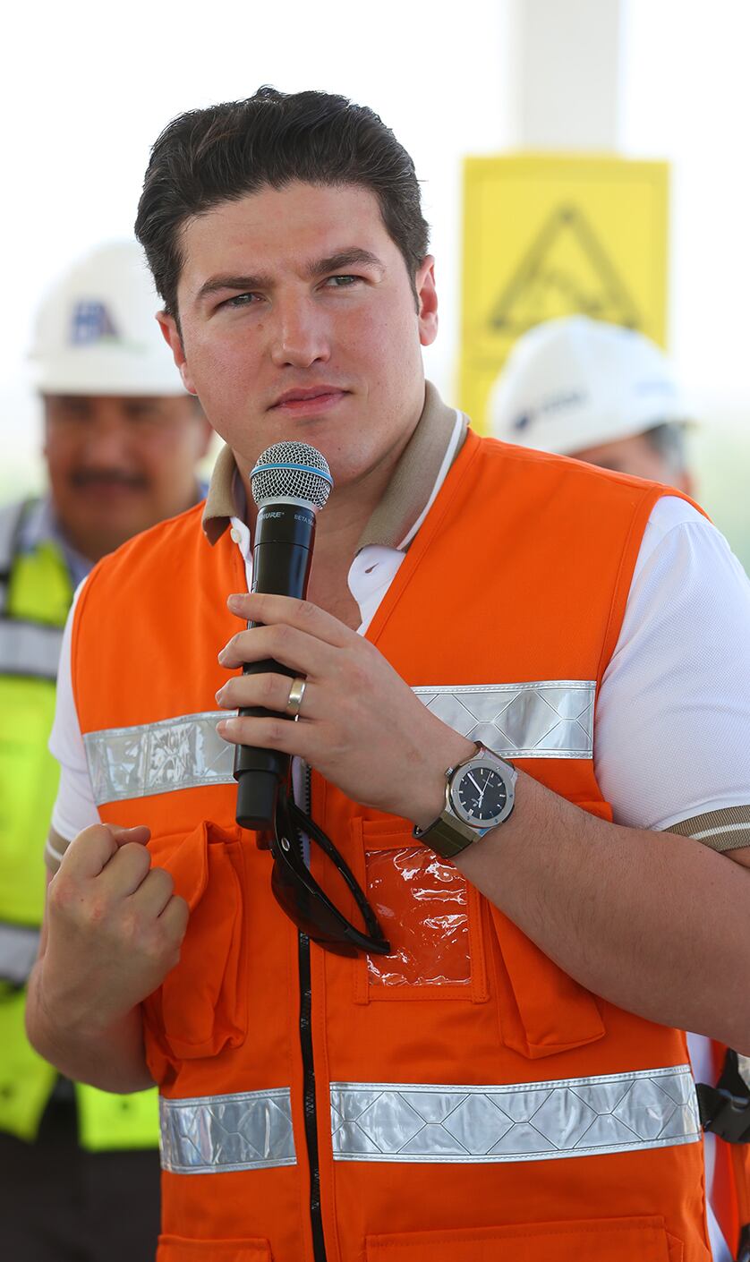 Samuel García presenta avances de las obras de la Presa Libertad