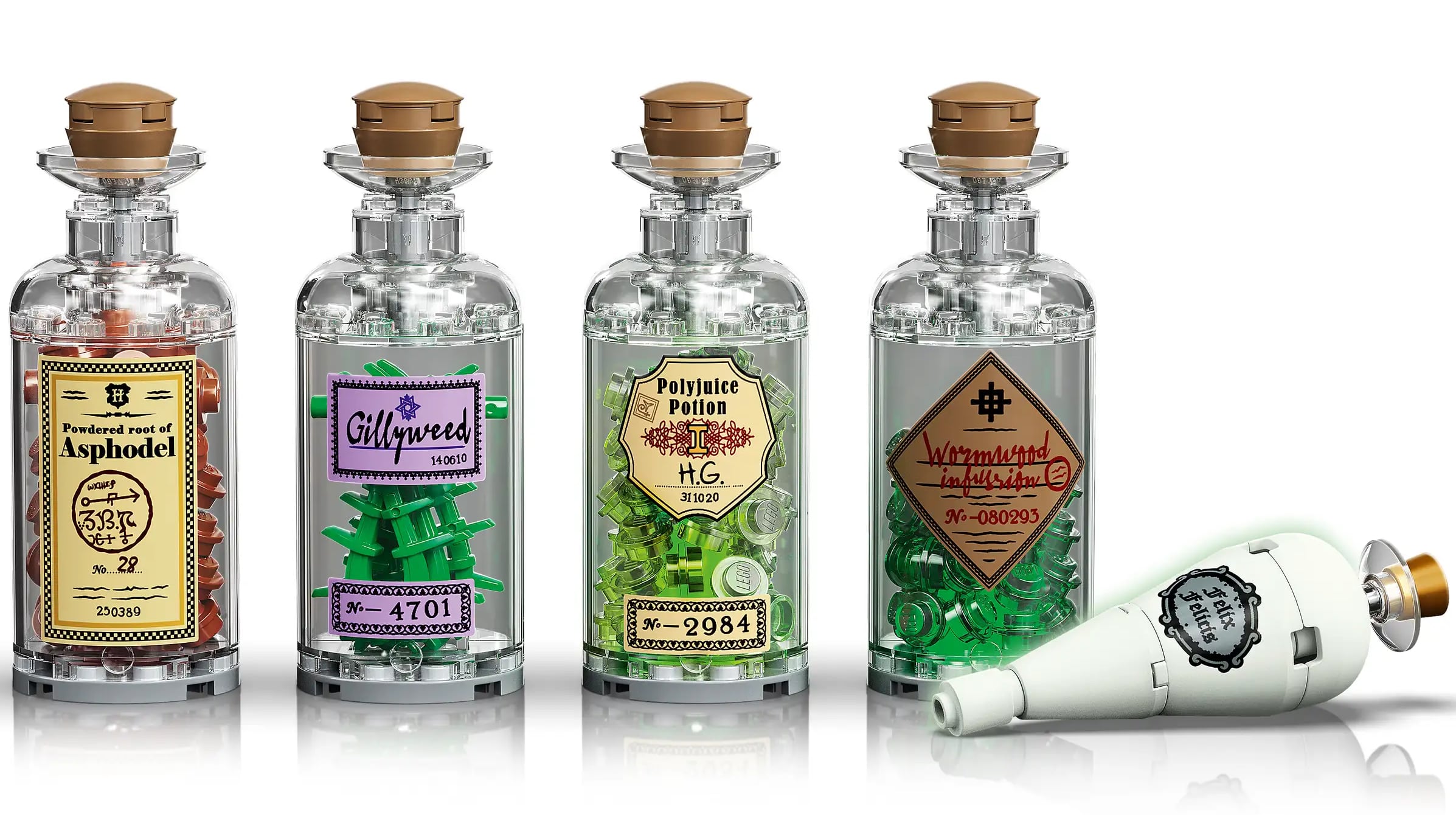 Bandeja de Pociones Set LEGO Iconos de Hogwarts