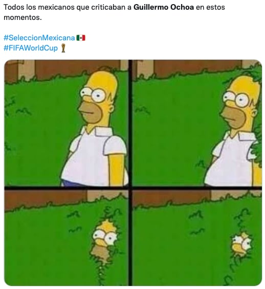 Memes festejan atajada de Memo Ochoa en Qatar 2022