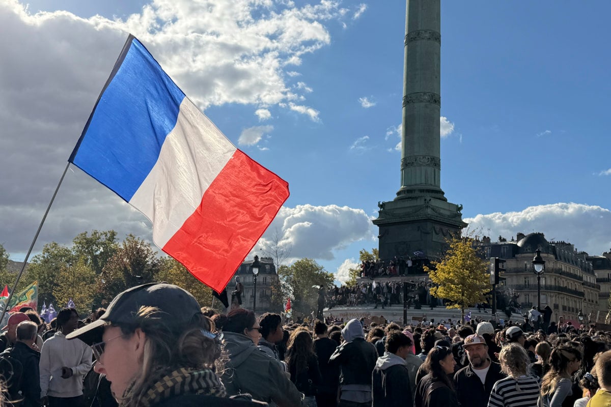 Protestas estudiantiles en Francia
