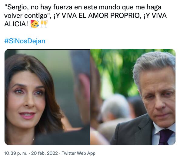 Reacciones al final de "Si nos dejan"