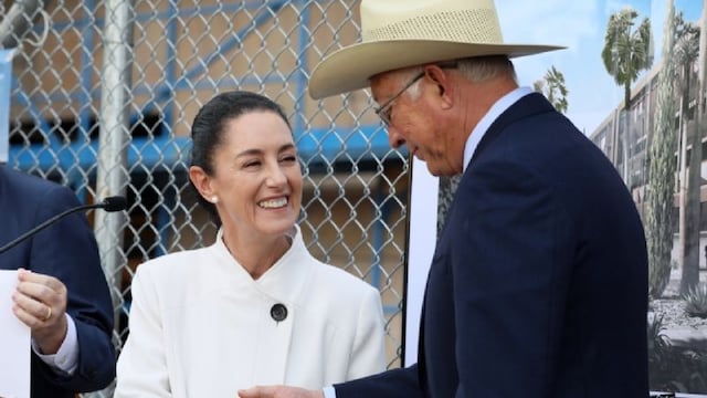Claudia Sheinbaum y Ken Salazar