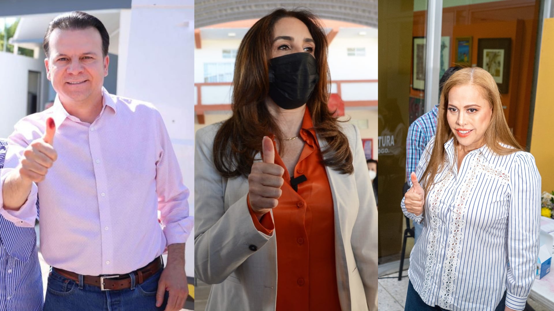 Candidatos a gubernatura de Durango emitieron su voto