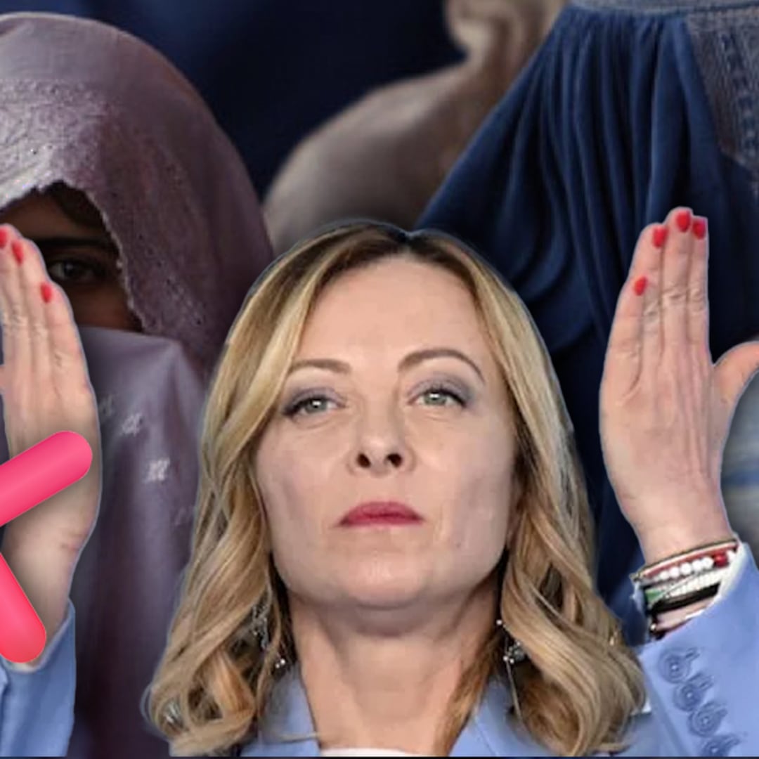 Meloni propone prohibir el burka y el niqab en las escuelas de Italia