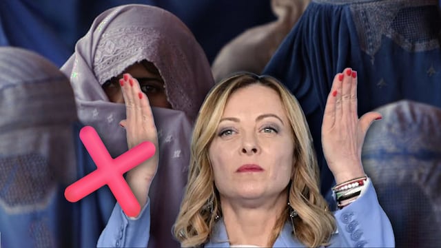 Meloni propone prohibir el burka y el niqab en las escuelas de Italia
