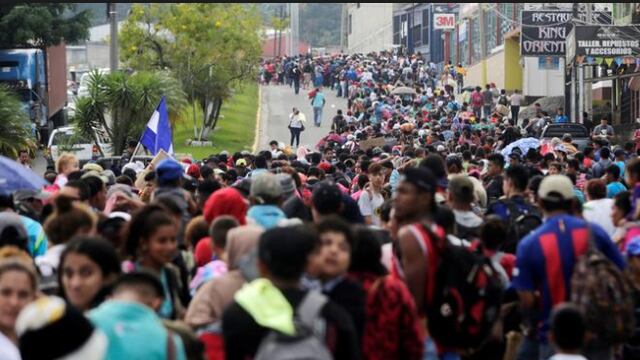 Cuántos vienen en la marcha, ¿3000? ¿4000? No dejaremos solos a nuestros compatriotas de la frontera norte.