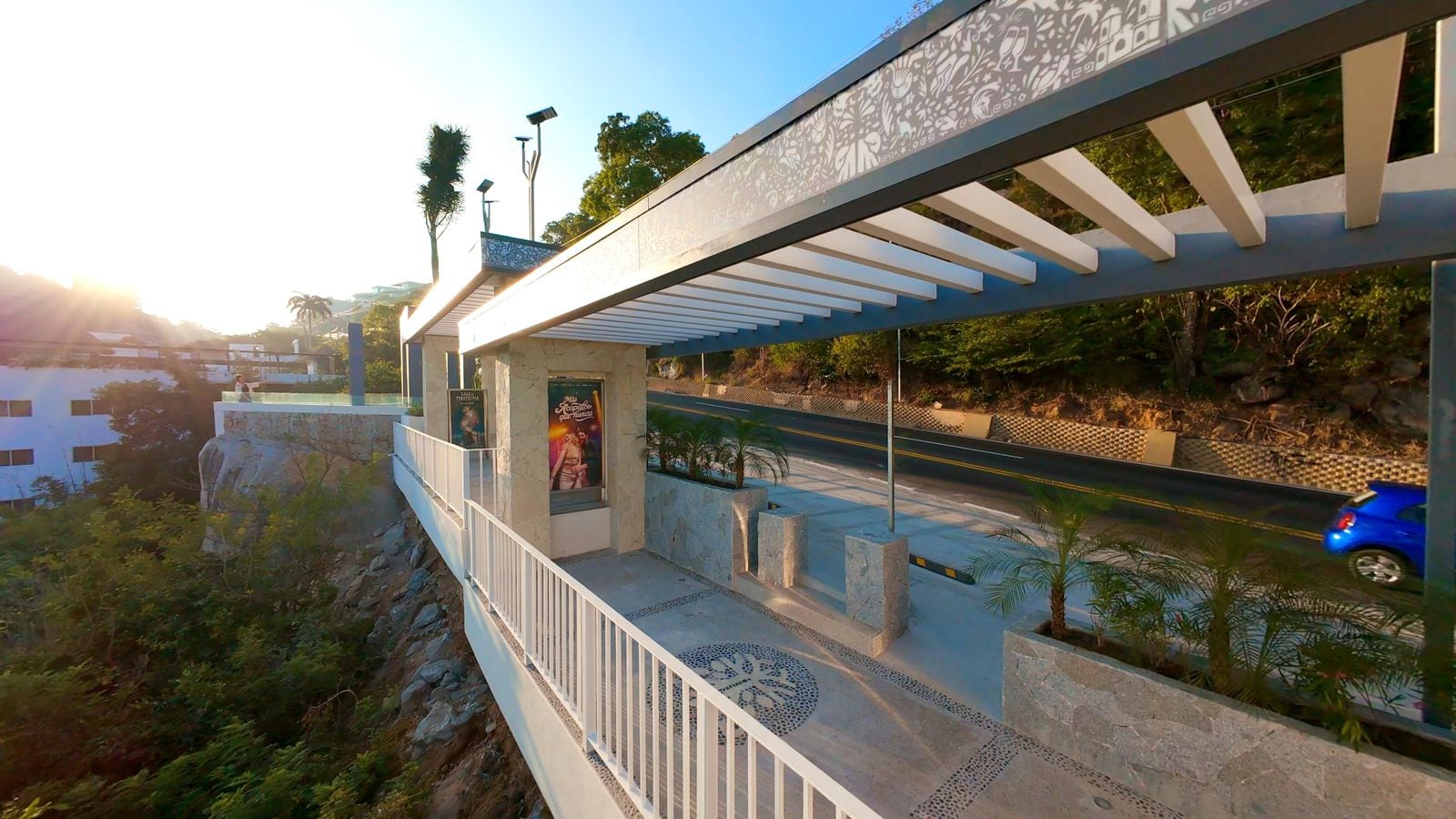 El gobierno de Guerrero rehabilitó los miradores Amanecer y Atardecer en la Avenida Escénica para fortalecer la imagen urbana.