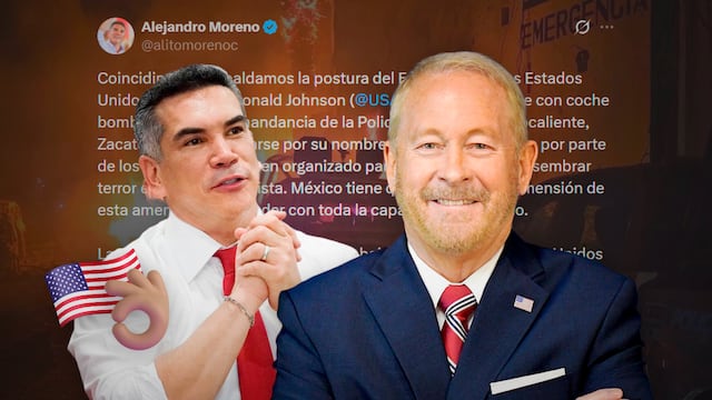 Alejandro Moreno respalda a Ronald Johnson por llamar “terrorista” al coche bomba de Ojocaliente