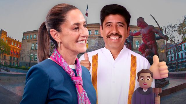 Claudia Sheinbaum dice que Hugo Aguilar Ortiz tiene derecho a cambiar la toga por traje de gala indígena en la SCJN