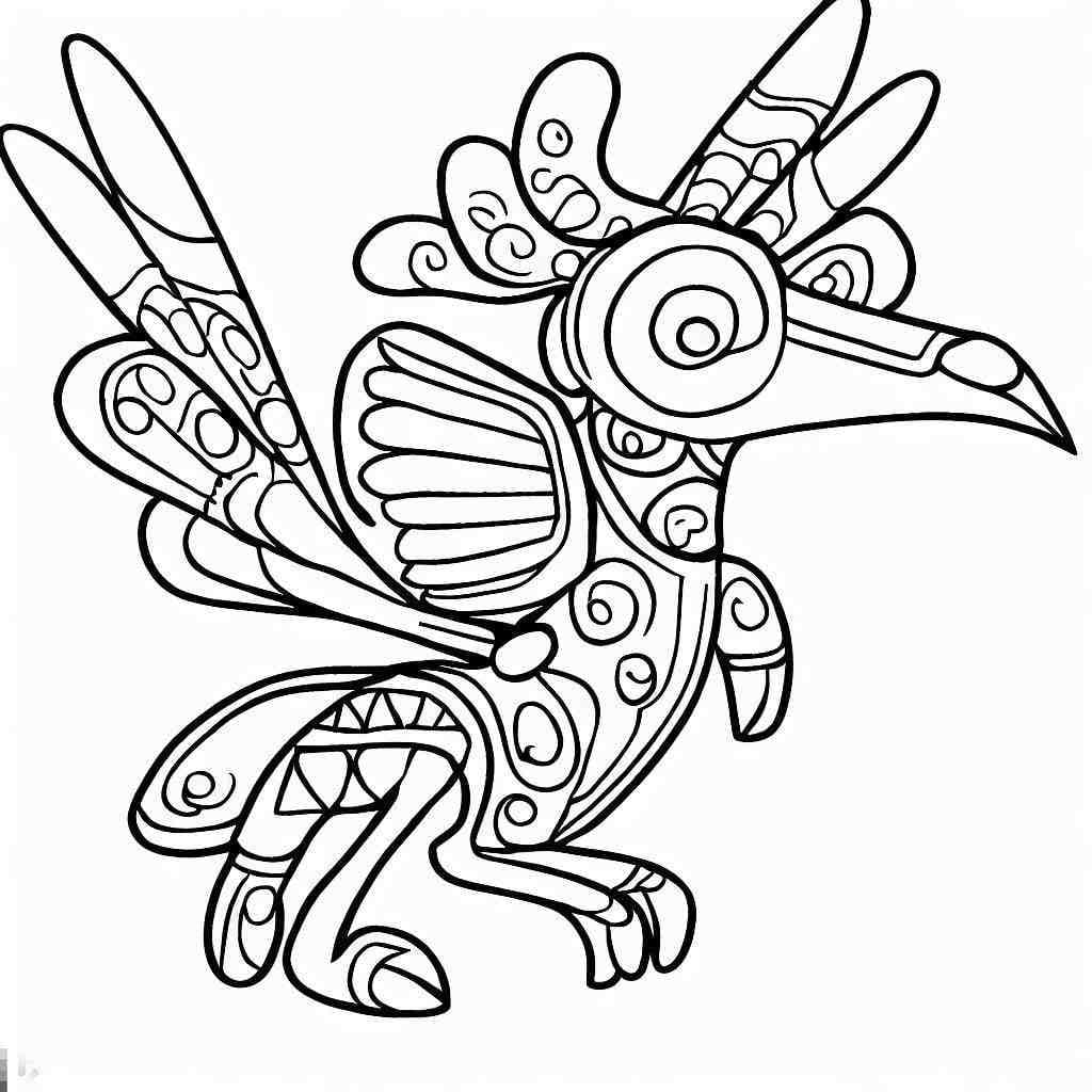 Dibujo de alebrijes